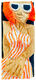 Vægmalerirelief "Orange Is The New Red" (2026) (Original / Unikat), træ af Jörg Herz