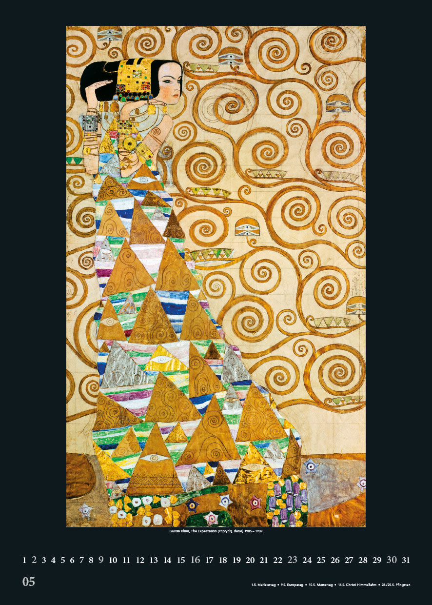 Konstnärskalender 2027 av Gustav Klimt