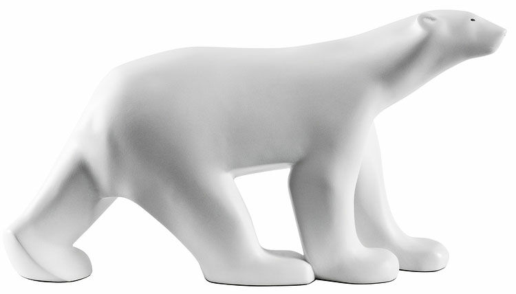 Sculpture "Little Polar Bear" (1923-1933), artificial marble by Francois Pompon