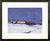 Bild "Hülltoft Hof (im Winter)", Version schwarz-silberfarben gerahmt