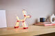 Kabellose LED-Dekolampe "Balloon Dog Chromatic Rot", dimmbar - nach Jeff Koons von Lexon