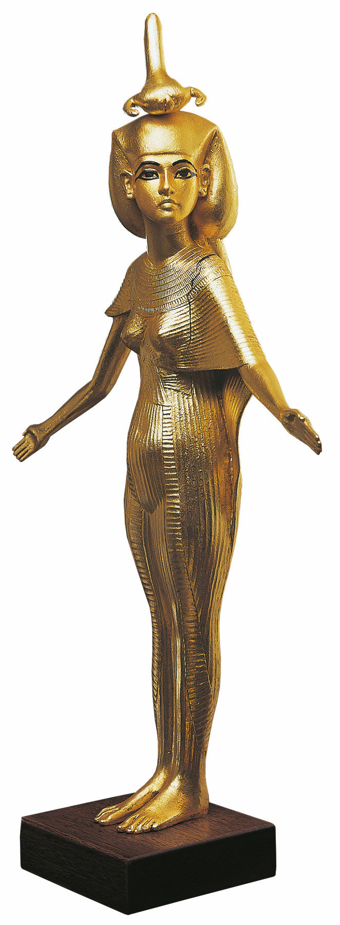 Sculpture "Tutelary Goddess Serket" (reduction), gold-plated