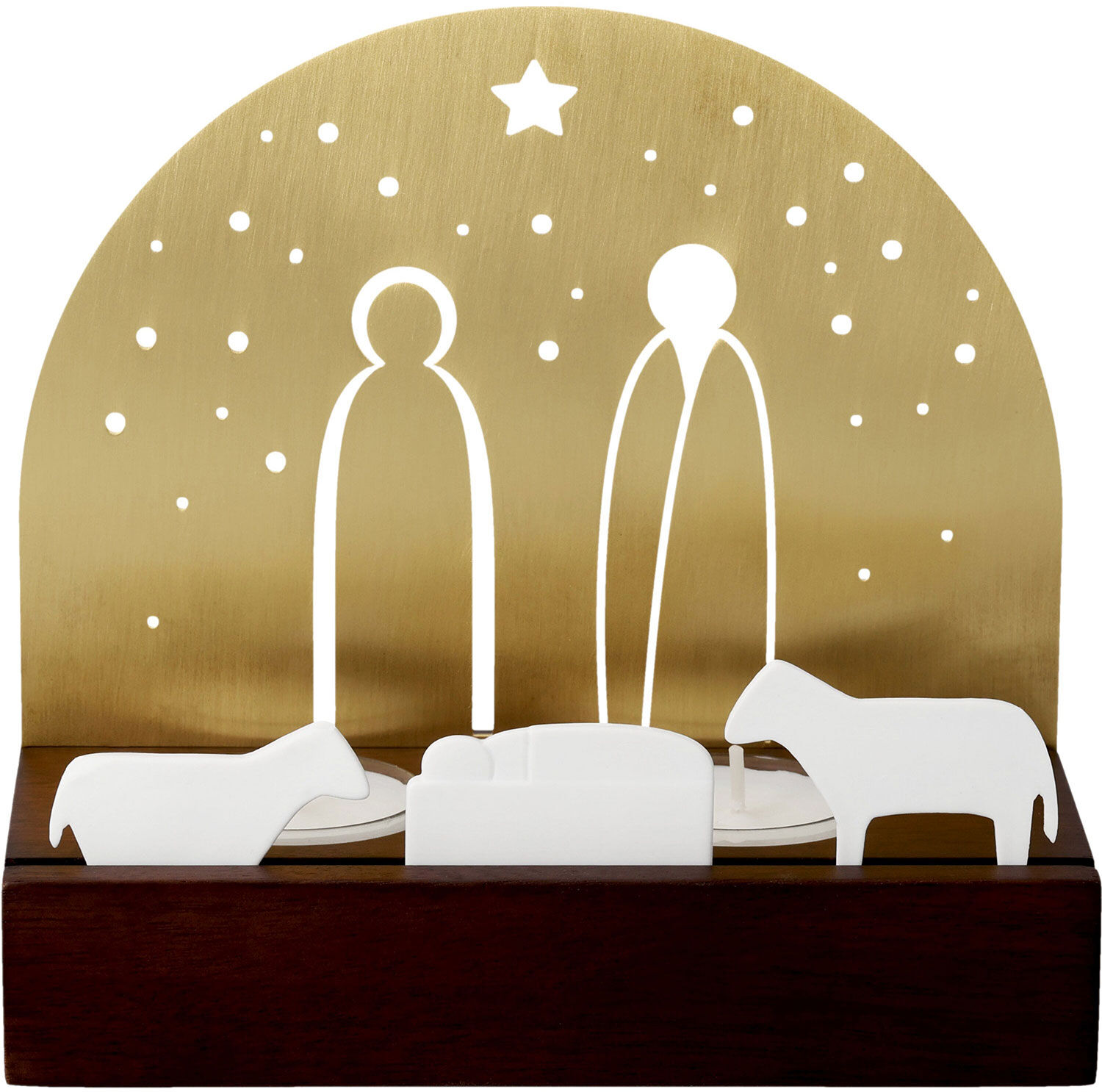 Tealight holder "Nativity Scene" (5 pieces, without candles)