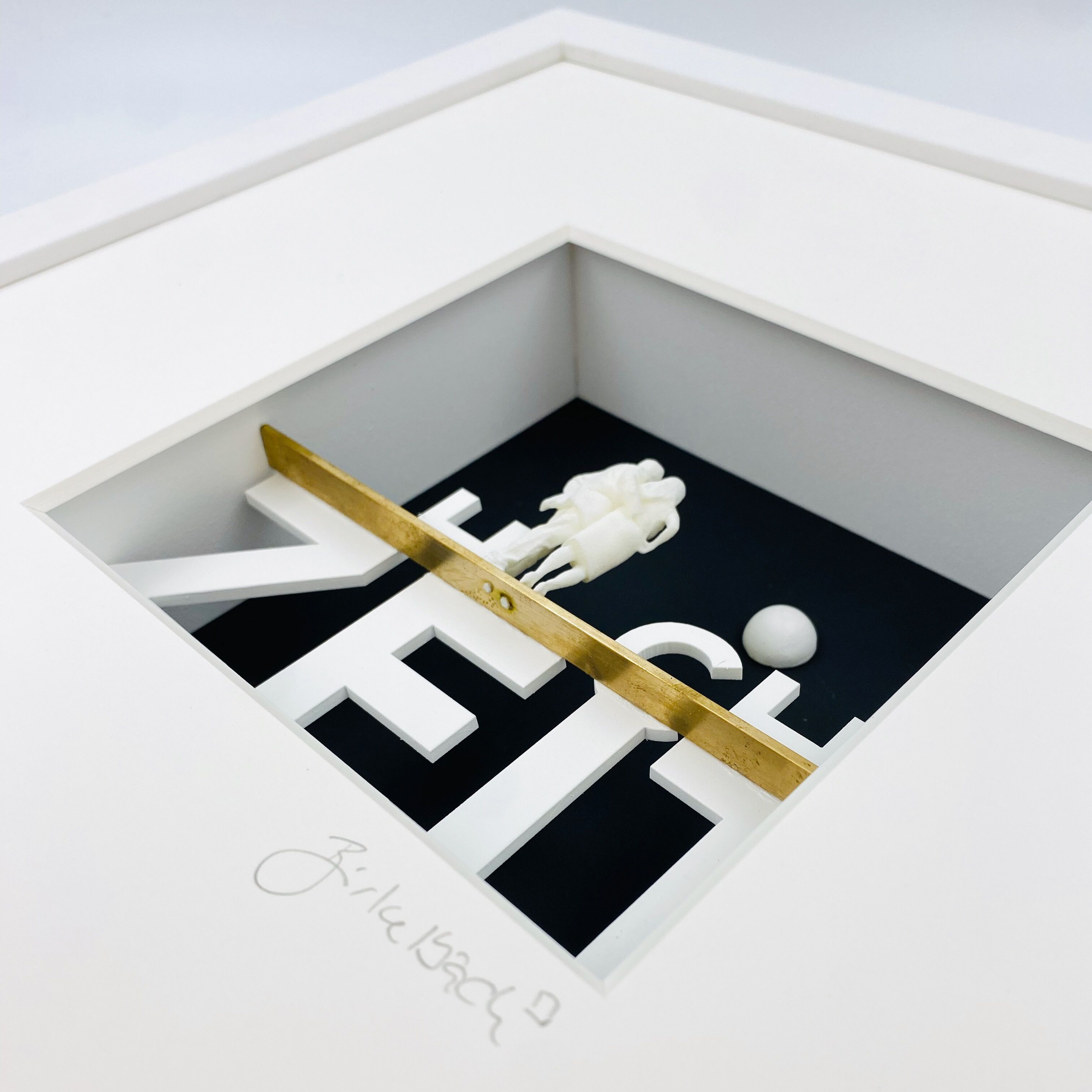 3D-schilderij: "Gefeliciteerd met je huwelijk" van Ralf Birkelbach
