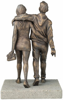 Skulptur "Modern Life" (2021), Bronze