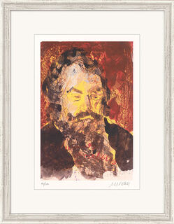 Bild "Johannes Brahms" (2012), gerahmt