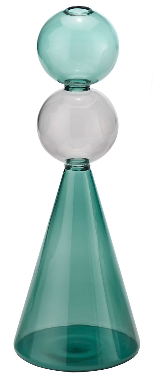 Vaso in vetro "Curiosa (Cono)" dal design retrò di Philippi