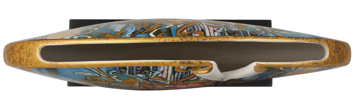 Porzellanvase "Freya" mit Golddekor von Lana Frey