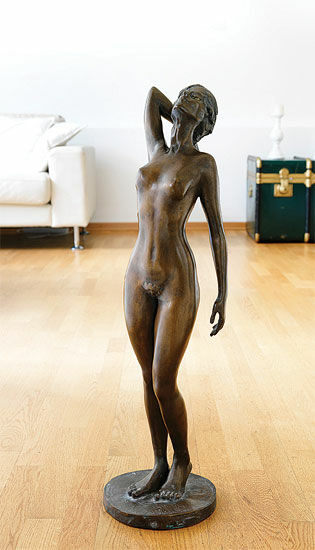 Skulptur "Eva", Bronze von Serge Mangin