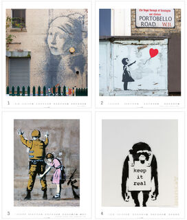 Konstnärskalender 2027 av Banksy