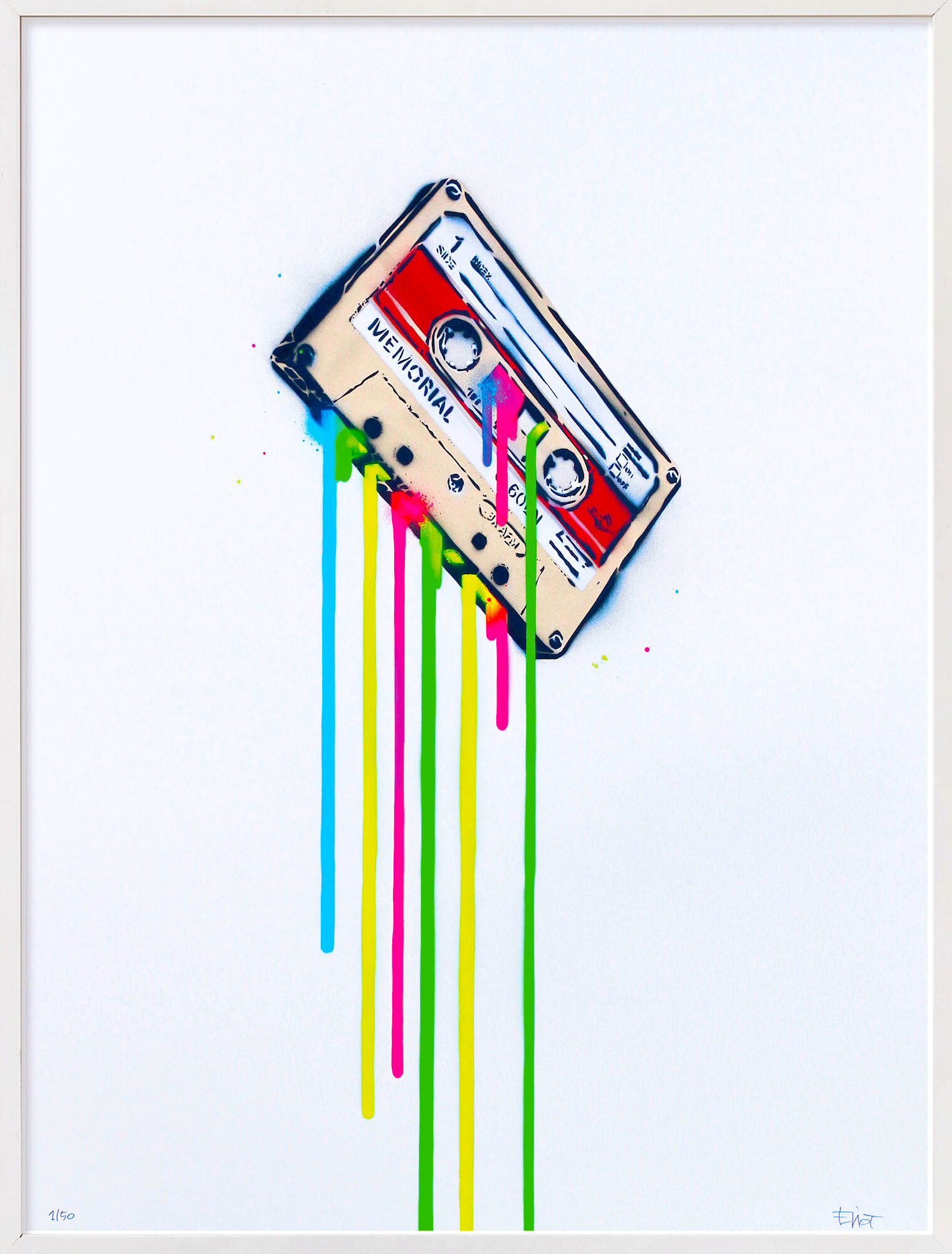 Quadro "Mix Tape" (2020) di ELIOT theSuper