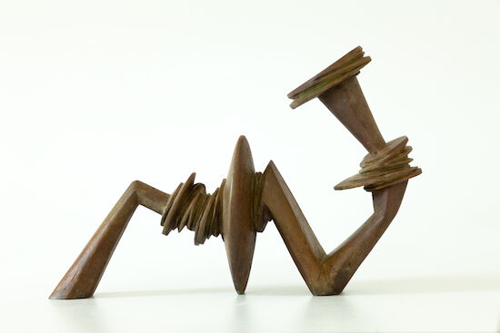 Skulptur "The Call" (2005), bronze von Alejandra Ruddoff