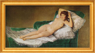 Bild "Die nackte Maja" (1797-1800), gerahmt