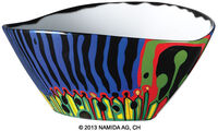 Bowl "Der magische Garten", kleine Version blau